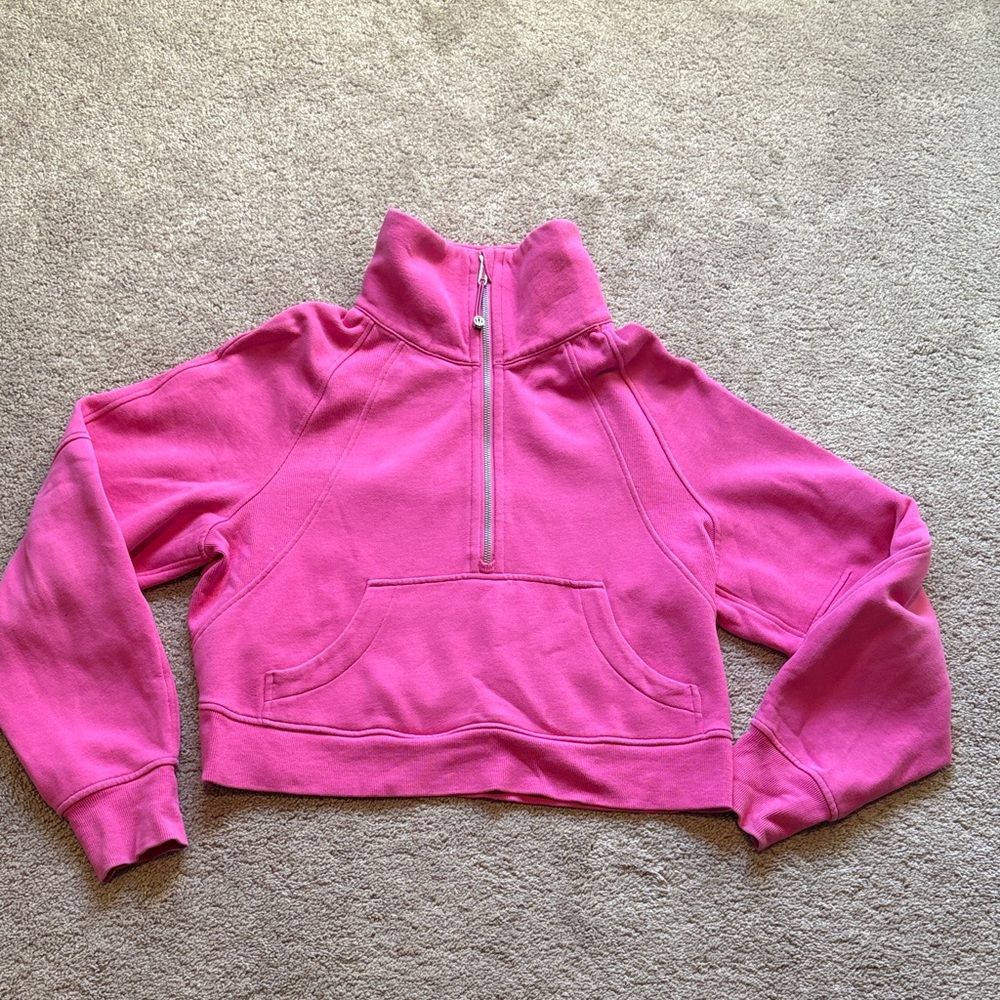 Lululemon Athletica Vibrant Pink Zip-Up Jacket